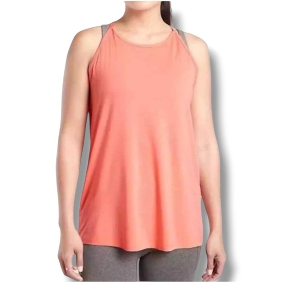 Athleta Tops - NWT ATHLETA Yin Tank - Island Coral Plus 1X